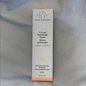 Drunk elephant c-Luma hydra right serum never opened
